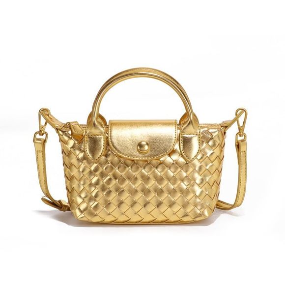 Hand Made Shoulder Dumpling Bag Fashion Bucket Bag Crossbody Bag-Gold :3 - Picture 1 of 6